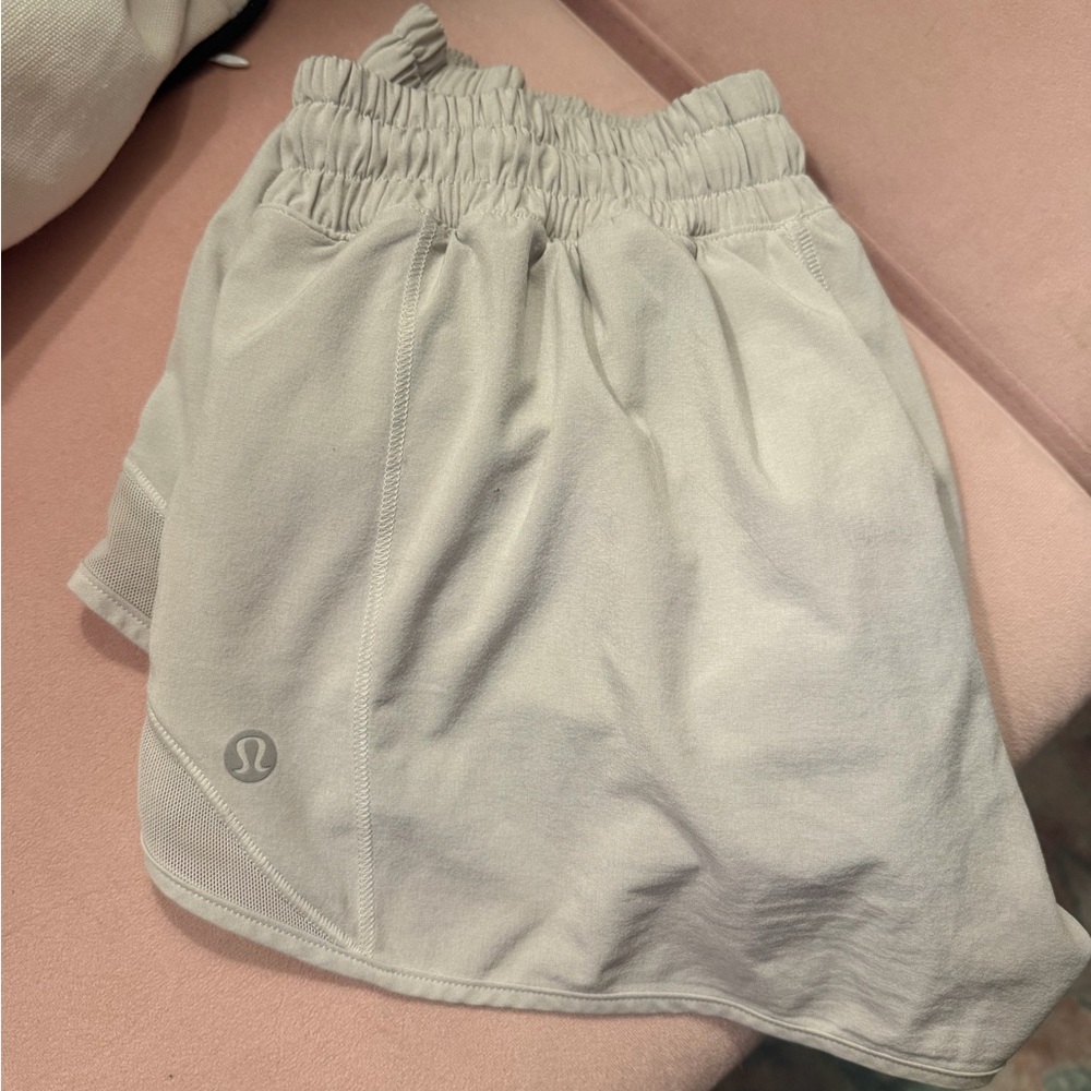 Lululemon Off White Athletic Shorts